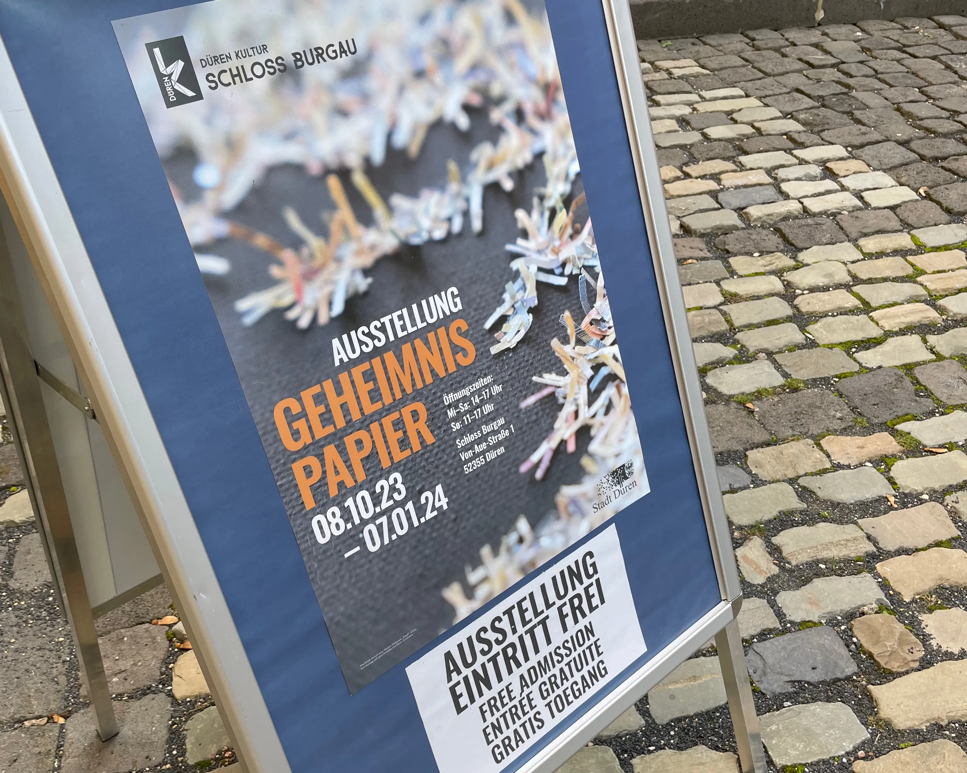 Ausstellung "Geheimnis Papier 2023" (Bild plakat)